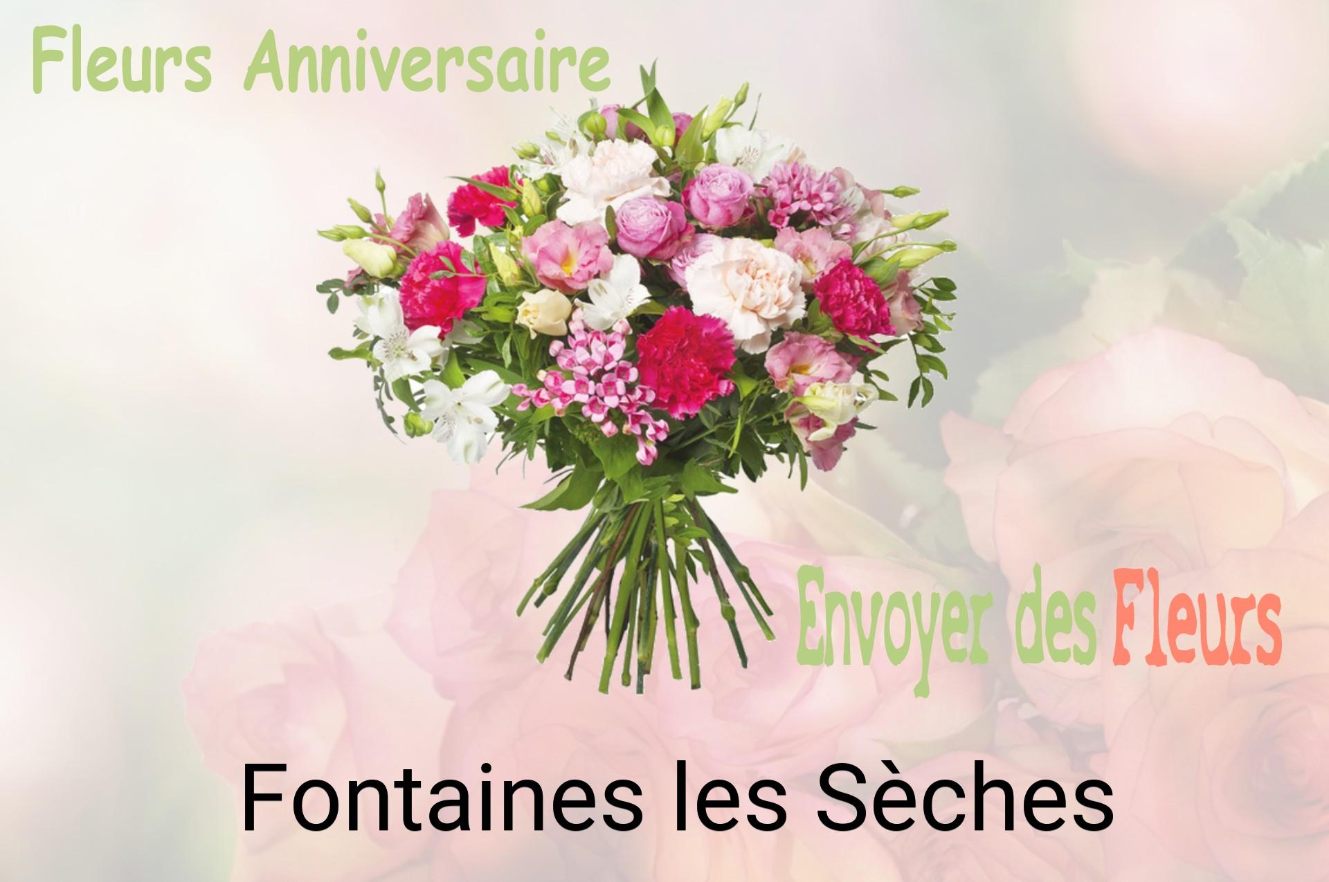 Bouquet de fleurs d’anniversaire livré à Fontaines-les-Sèches